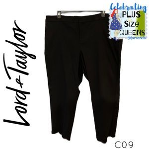 NWT L&T Black “Kelly Slim” Slacks (C09)